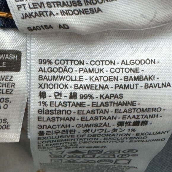 Levi’s 505 Regular Fit Jeans | Men’s 38x29 | Dark Wash - Picture 11 of 15